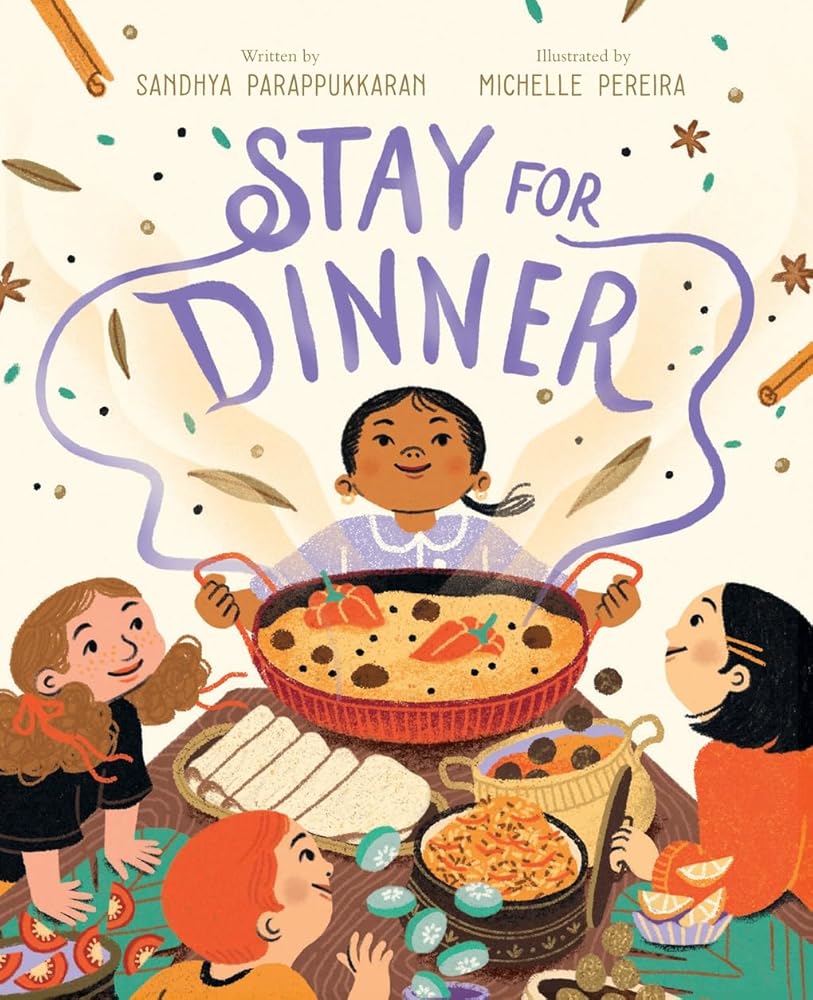 Stay for Dinner: A Picture Book cover image
