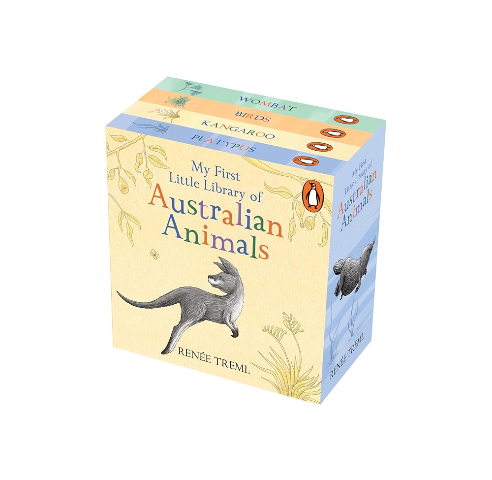 My First Little Library of Australian Animals: 4 board books in 1 cover image
