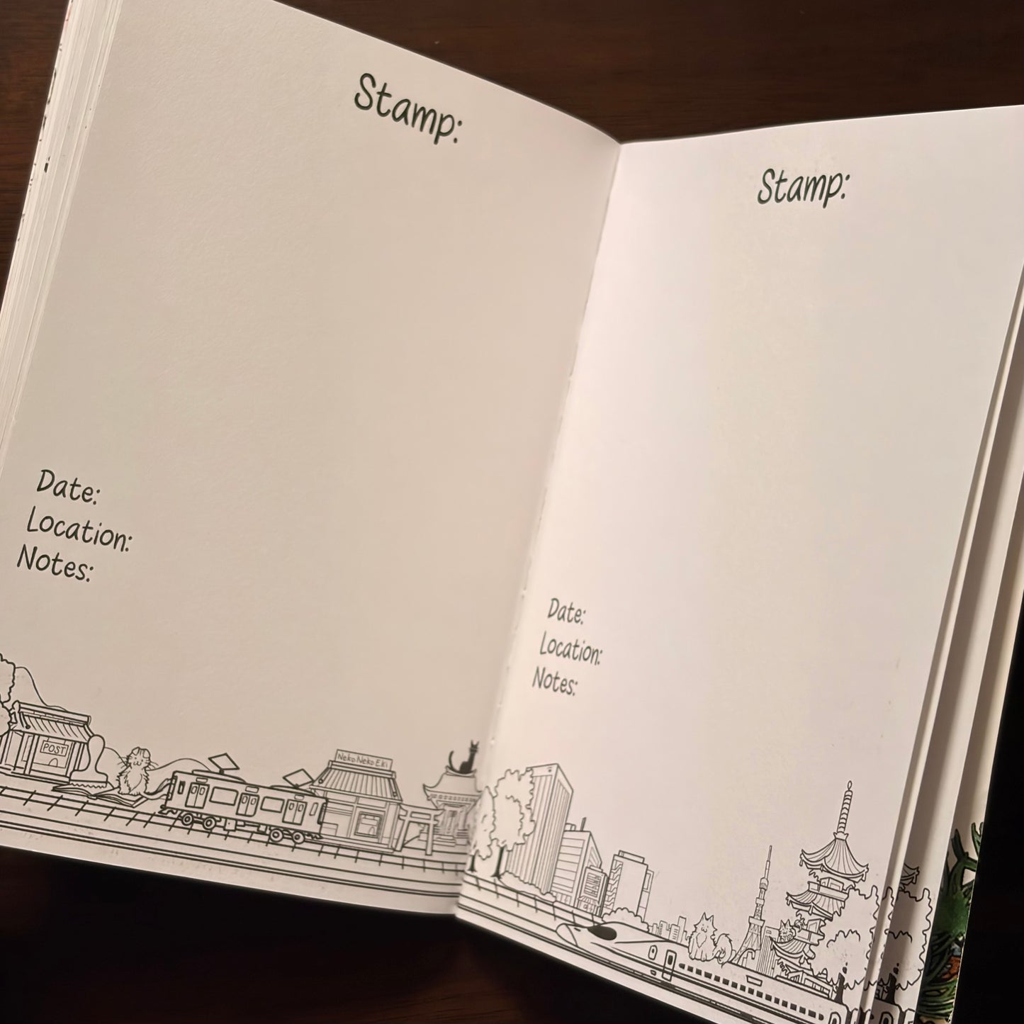 Japan Travel Stamp Book - Neko Neko Post