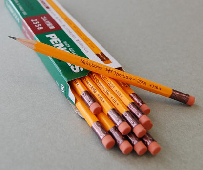 TOMBOW 2558 Wooden Pencil 1 (HB) / by the dozen