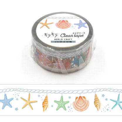 Sparkling Clear Shell Washi Tape