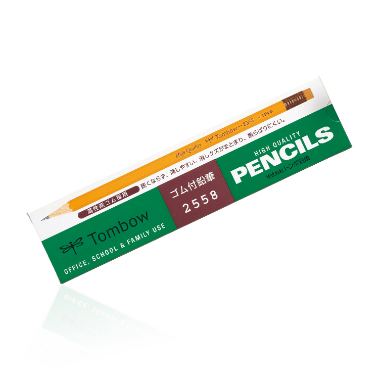 TOMBOW 2558 Wooden Pencil 1 (HB) / by the dozen