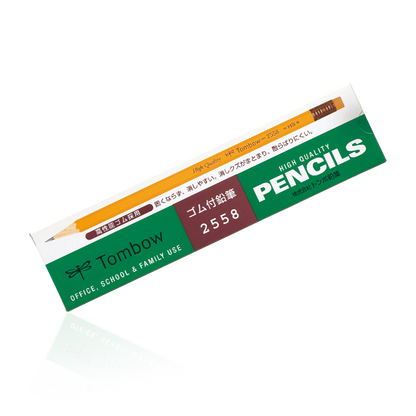 TOMBOW 2558 Wooden Pencil 1 (HB) / by the dozen