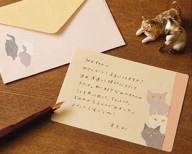 RYU-RYU Cat Letter Set
