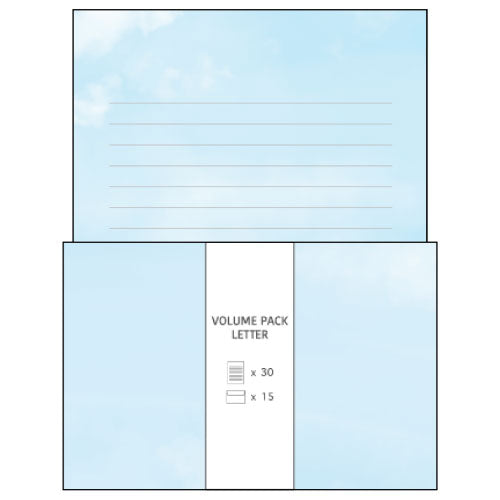 Volume Letter Pack (Blue Sky)
