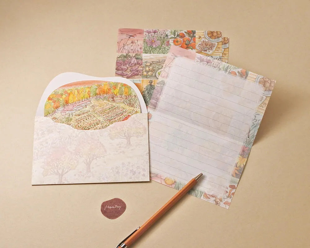 Mocolier Seasonal Letter Set (Aki・Autumn)