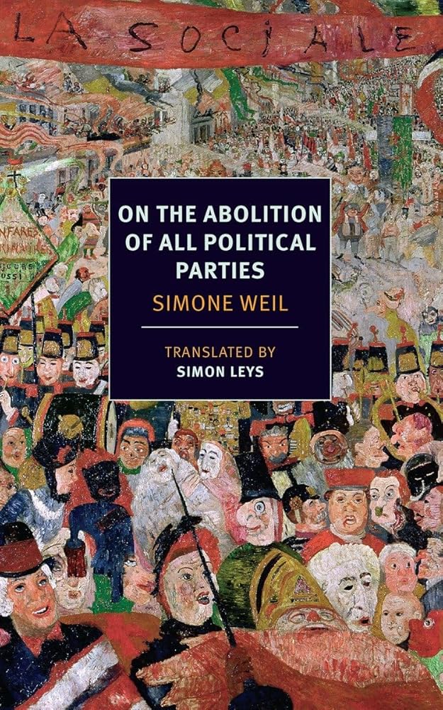 On the Abolition of All Political Parties (NYRB Classics) cover image