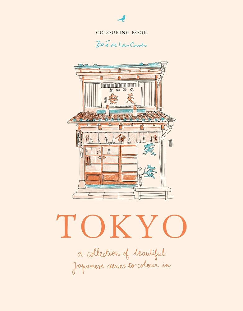 Zoé de Las Cases Tokyo: A collection of beautiful Japanese scenes to colour in cover image