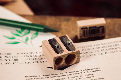 Wooden sharpener