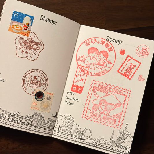 Japan Travel Stamp Book - Neko Neko Post