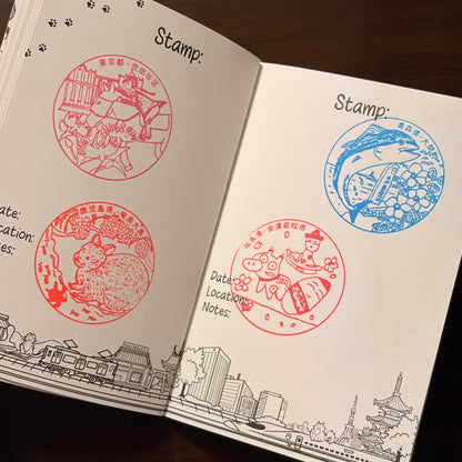 Japan Travel Stamp Book - Neko Neko Post