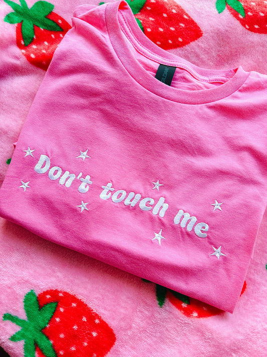 Printed T-Shirt - Don't Touch Me